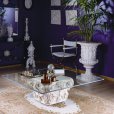 Renato Costa, auxiliary luxury furniture from Spain, consoles made of stone and marble, baroque corner and center tables, classic auxiliary of stone